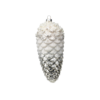 Adorno para ARBOL Blanco / Silver Pinecone