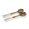 SET SERVIDORAS Ensalada  Madera de Mango y Marmol