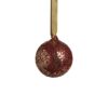 Adorno para Arbol Rojo estrellas doradas