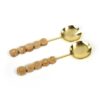 SET SERVIDORAS para Ensalada South Bay Metal / Madera