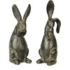 Figura de Conejo Floppy Eared  16.5"H P( Resina /piedra) 2 estilos