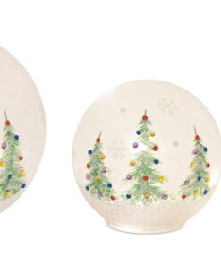 Globos de Luz LED Christmas Tree w/Timer (Set of 3) 4.25"H, 5.5"H, 7.75"H