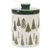 Canister 7"D x 10"H  Bote Ceramico
