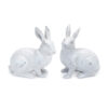 Figura de Conejo Blanco pequeño 5.5"H Resina