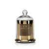 Candela decorativa  c/ Domo  vidrio- Golden Beach med