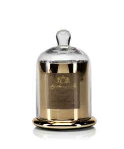 Candela decorativa  c/ Domo  vidrio- Golden Beach med