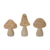 Mushroom unidad(3 ESTILOS ) 6""H, 6.75""H, 8.25""H Resina