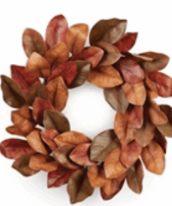 CORONA Otoño Hojas de MAGNOLIA 24 pulg