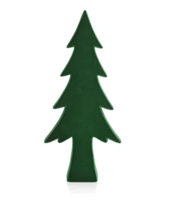 Arbol Cerámico Green Flocked 15.25"