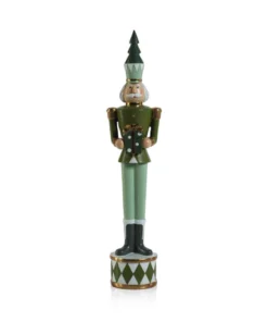 Nutcracker Soldado w/ Gift Box, 18.5"