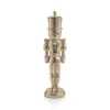 Cascanueces Grande Dorado Metallic Decorative Nutcracker 2.5" x 10"